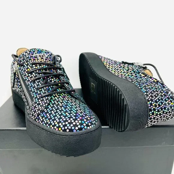 Giuseppe Zanotti MAY LONDON Shadout Disco Nero Size 10.5 Sneakers Men's Shoes